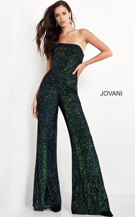 Jovani 04823 Prom Formal Strapless Jumpsuit