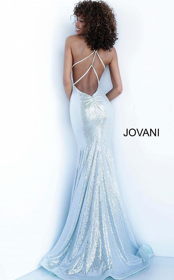 Jovani 00592 Prom Long Bridesmaid Metallic Dress
