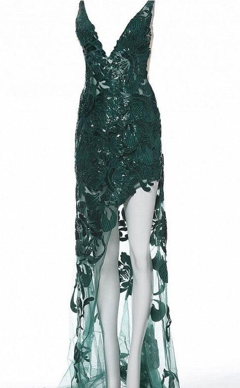 Jovani 4084 Prom Long Formal High Slit Sexy Dress
