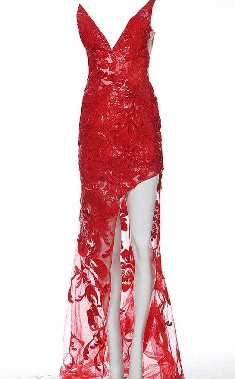 Jovani 4084 Prom Long Formal High Slit Sexy Dress