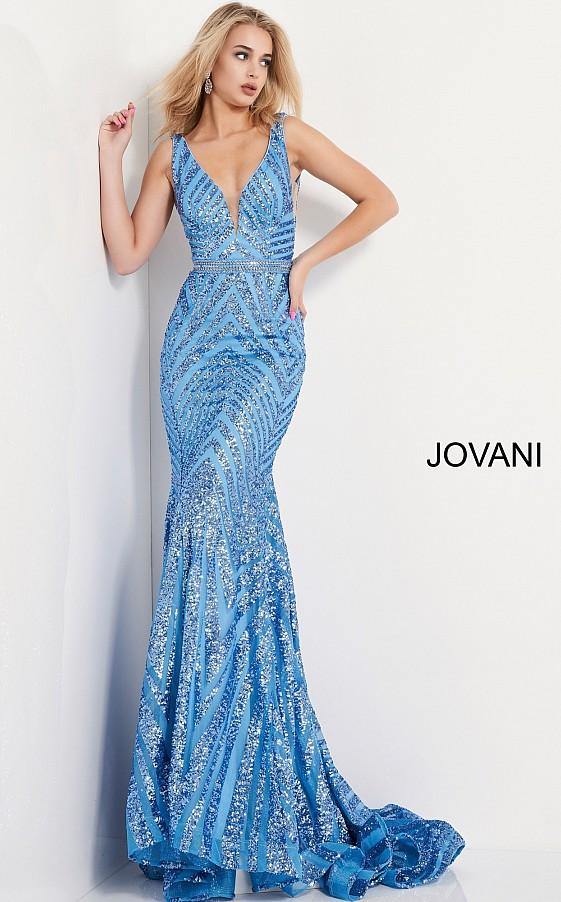 Jovani Prom Long Formal Mermaid Dress 03570 - The Dress Outlet