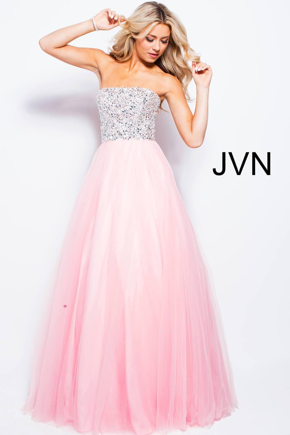 Jovani 52131 Prom Long Formal Strapless Ball Gown Jovani 52131 Prom Long Formal Strapless Ball Gown