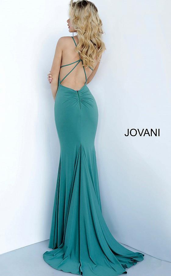 Jovani Prom Long Fitted Strappy Back Dress 00512 - The Dress Outlet