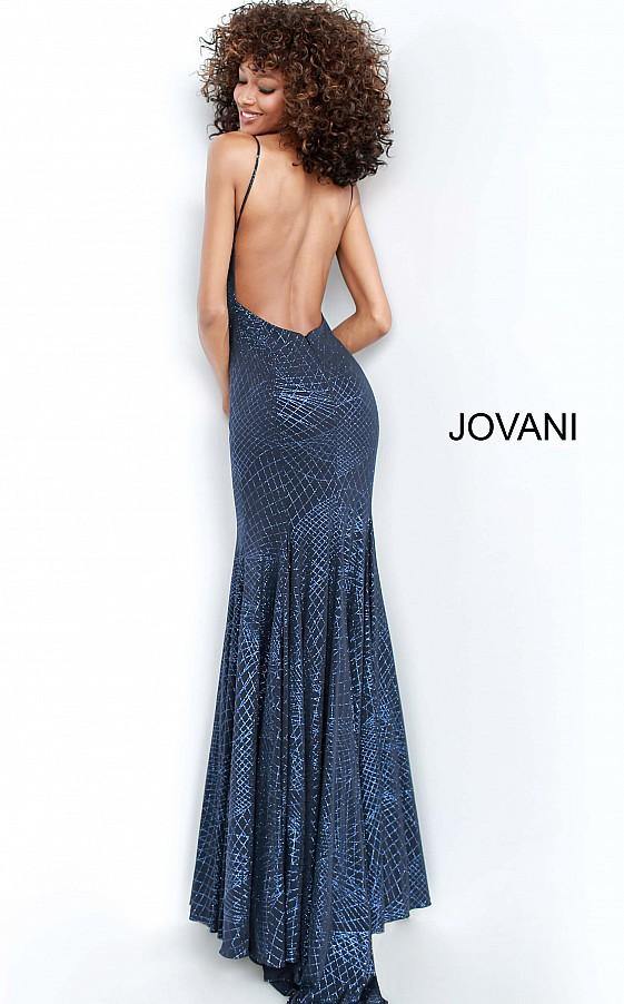 Jovani Prom Long Glitter Formal Fitted Dress 1120 - The Dress Outlet