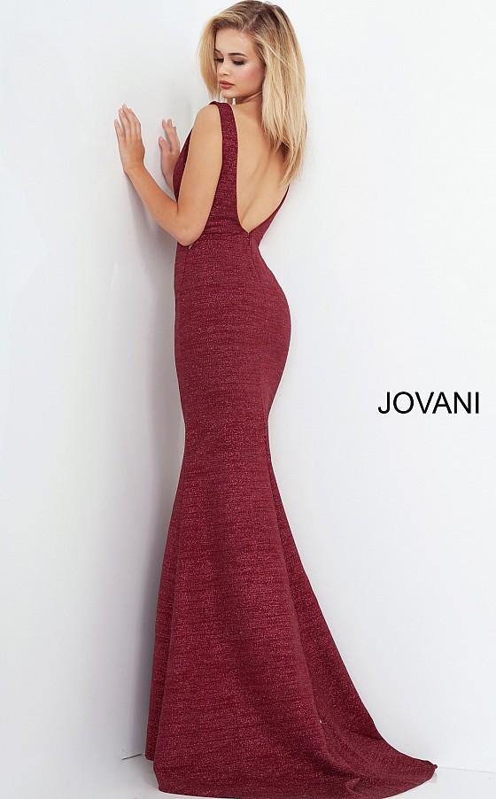 Jovani 45811 Prom Long Glitter Jersey Formal Dress