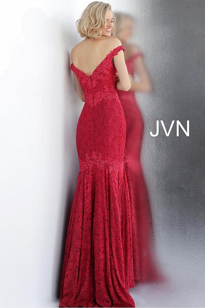 Jovani Prom Long Lace Formal Mermaid Dress 62564 - The Dress Outlet