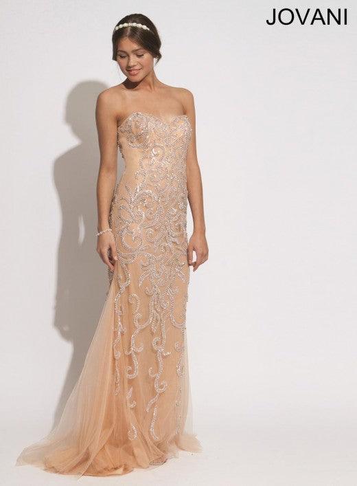 Jovani Prom Long Mermaid Formal Dress 72651 - The Dress Outlet