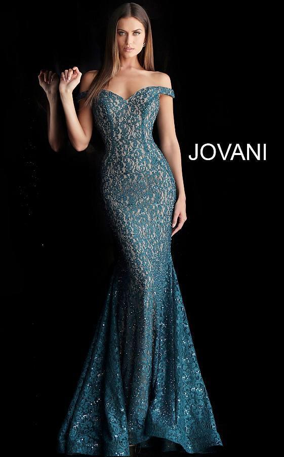 Jovani Prom Long Mermaid Formal Lace Dress Sale 64521 - The Dress Outlet