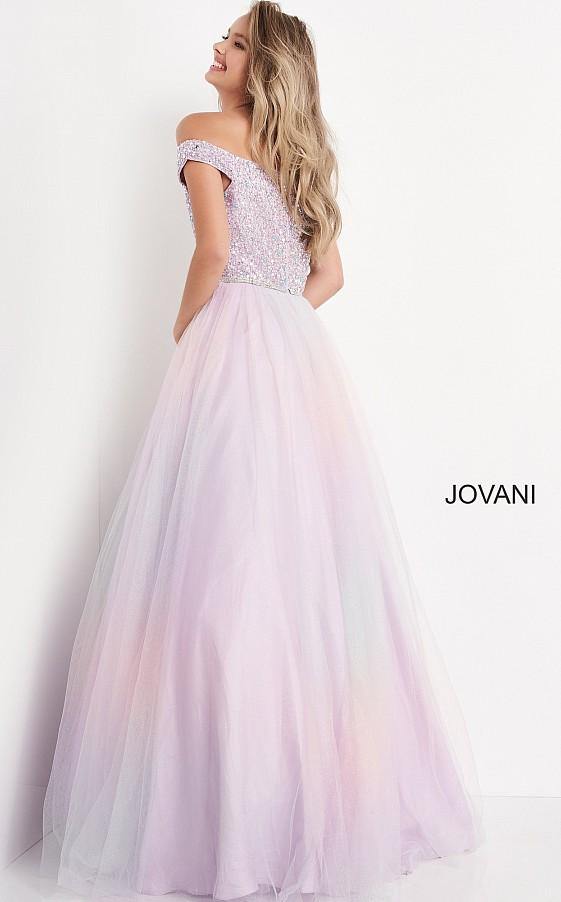 Jovani 05723 Prom Long Off Shoulder Ball Gown K