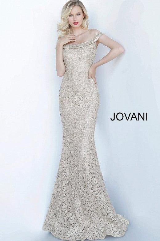 Jovani Prom Long Off Shoulder Formal Dress 63815 - The Dress Outlet