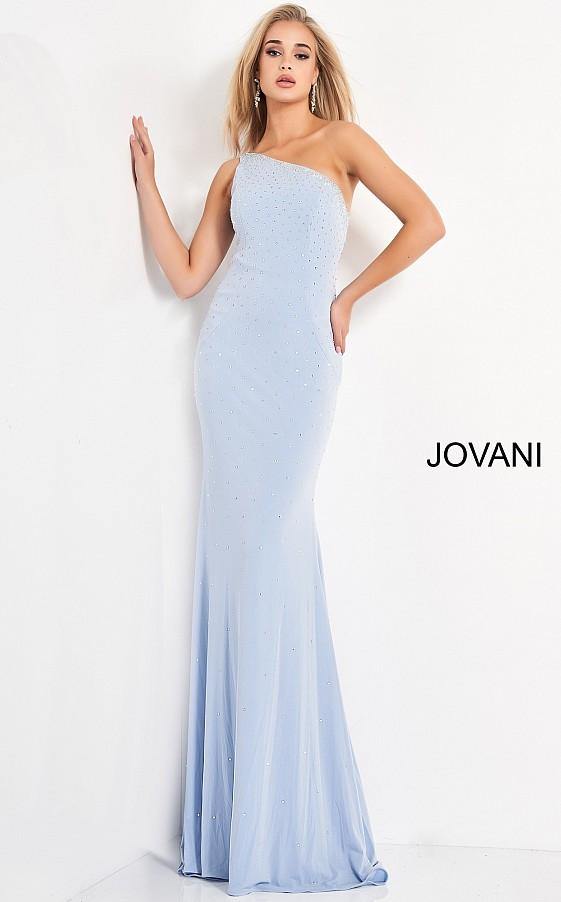Jovani 1170 Prom Long One Shoulder Beaded Dress