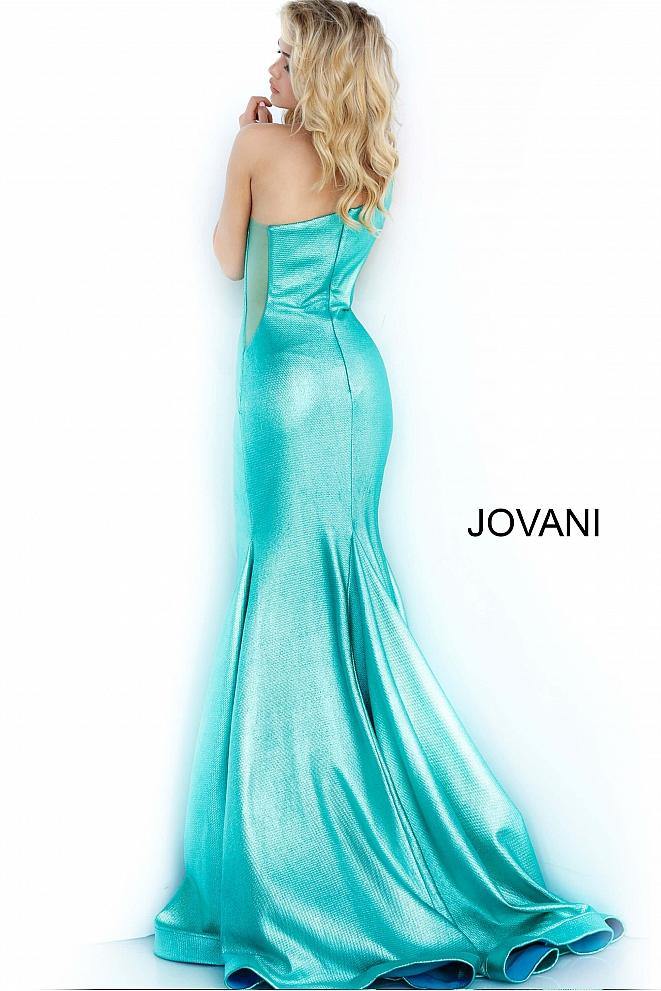 Jovani 02136 Prom Long One Shoulder Evening Dress