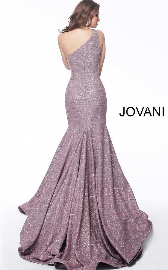 Jovani Prom Long One Shoulder Mermaid Dress 67650 - The Dress Outlet