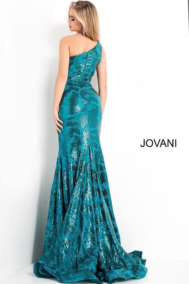 Jovani 1845 Prom Long One Shoulder Prom Dress