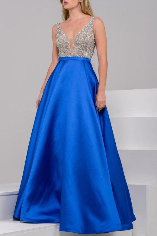Jovani Prom Long Sleeveless Ball Gown 32609 - The Dress Outlet