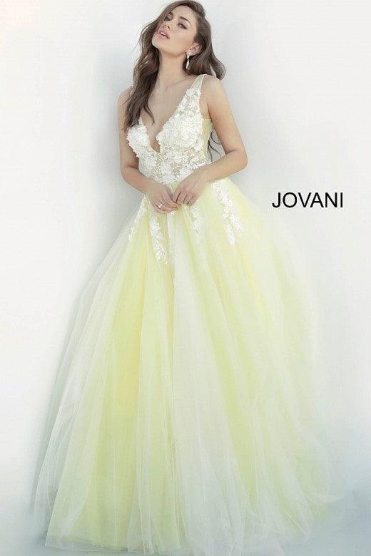 Jovani 55634 Prom Long Sleeveless Ball Gown
