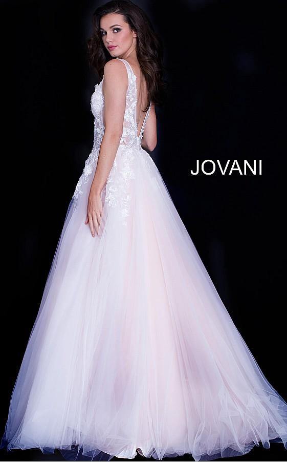 Jovani Prom Long Sleeveless Ball Gown 55634 - The Dress Outlet