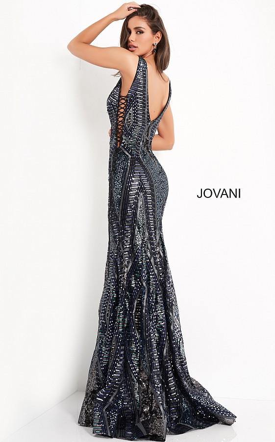 Jovani Prom Long Sleeveless Fitted Dress 05071 - The Dress Outlet