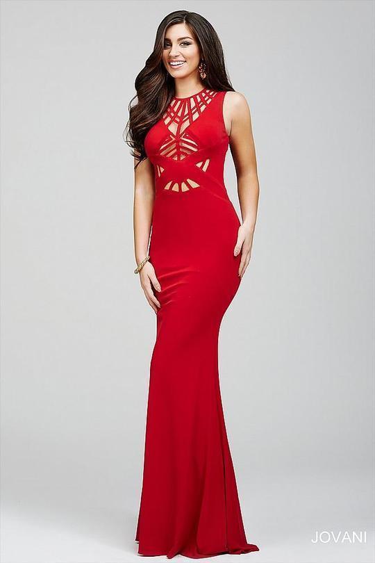 Jovani Prom Long Sleeveless Formal Dress 21494 - The Dress Outlet