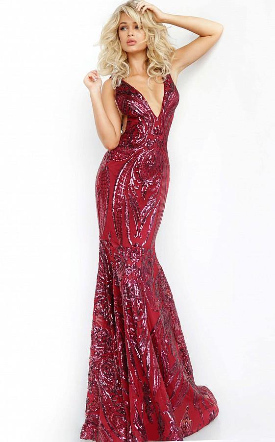 Jovani Prom Long Sleeveless Fitted Sexy Dress 3186 - The Dress Outlet