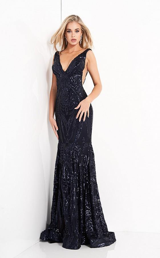 Jovani Prom Long Sleeveless Fitted Sexy Dress 3186 - The Dress Outlet
