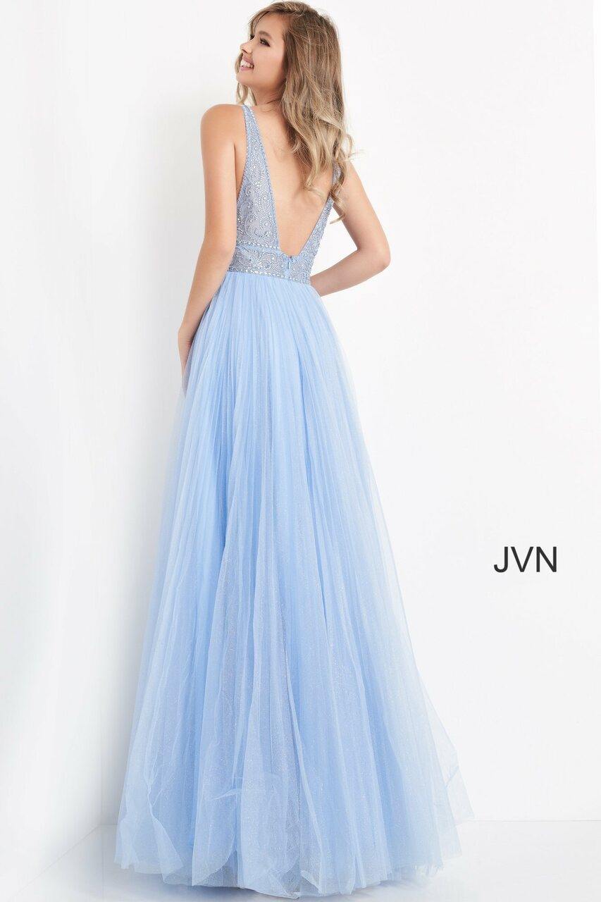 Jovani 05818 Prom Long Sleeveless Glitter Ball Gown