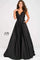 Jovani Prom Long Spaghetti Strap Ball Gown 48791 - The Dress Outlet