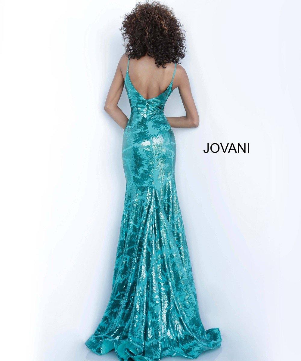 Jovani Prom Long Spaghetti Strap Evening Gown 1848 - The Dress Outlet