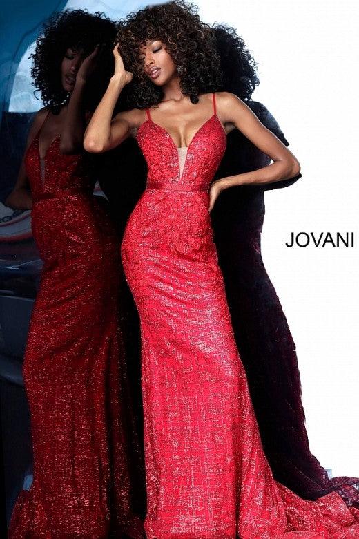 Jovani 62517 Prom Long Spaghetti Strap Formal Dress
