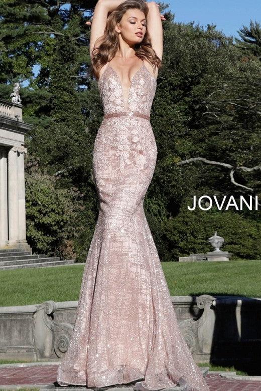 Jovani 62517 Prom Long Spaghetti Strap Formal Dress
