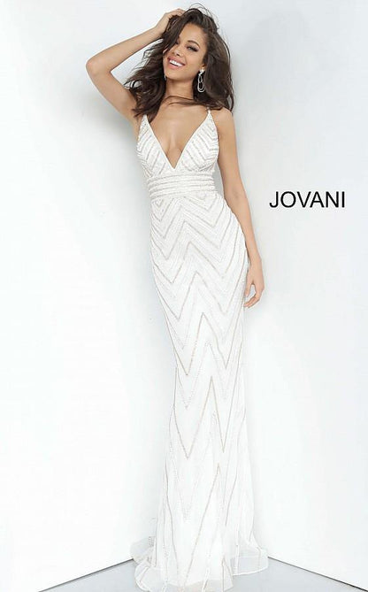 Jovani Prom Long Spaghetti Strap Sexy Dress 2267 - The Dress Outlet