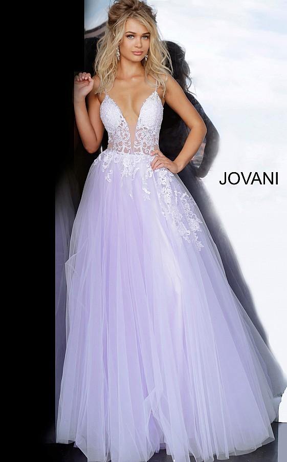 Jovani 1310 Prom Long Spaghetti Straps Ball Gown