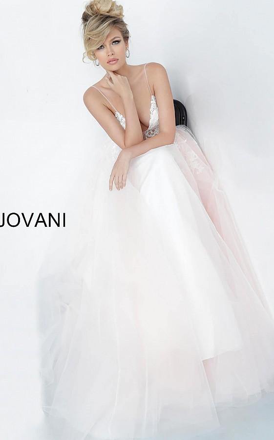 Jovani 1310 Prom Long Spaghetti Straps Ball Gown