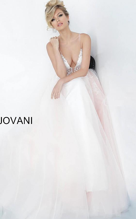 Jovani 1310 Prom Long Spaghetti Straps Ball Gown