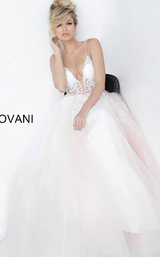 Jovani 1310 Prom Long Spaghetti Straps Ball Gown