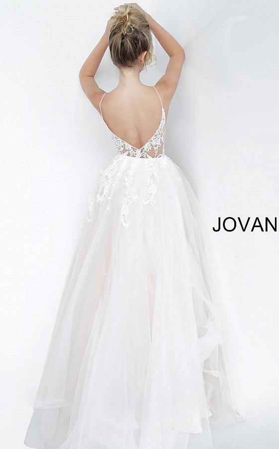 Jovani Prom Long Spaghetti Straps Ball Gown 1310 - The Dress Outlet
