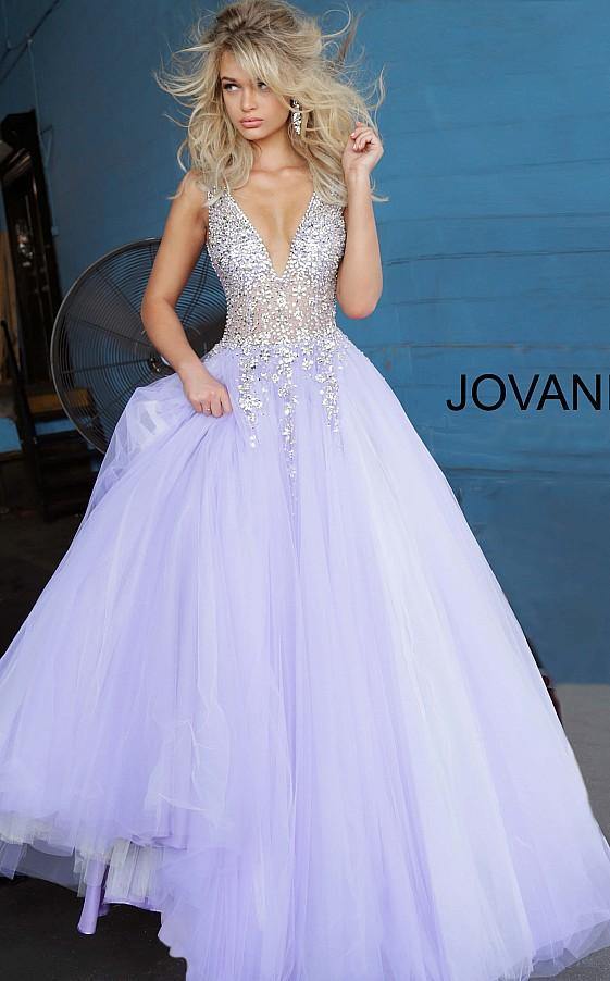 Jovani 1310 Prom Long Spaghetti Straps Ball Gown