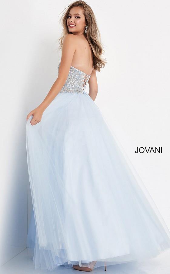 Jovani Prom Long Strapless Ball Gown K04710 - The Dress Outlet