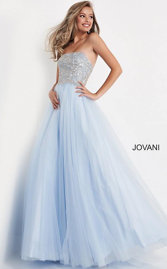 Jovani 04710 Prom Long Strapless Ball Gown K
