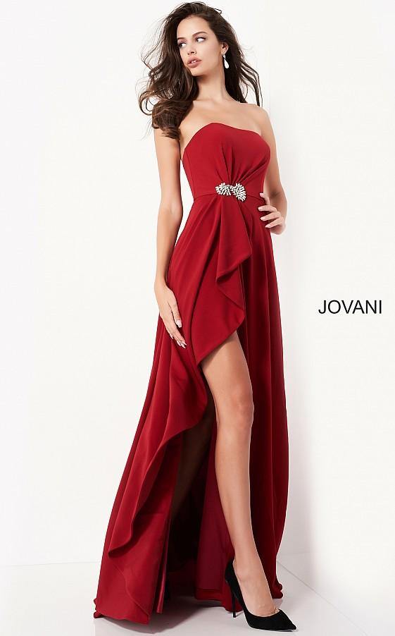 Jovani 4517 Prom Long Strapless Evening Dress