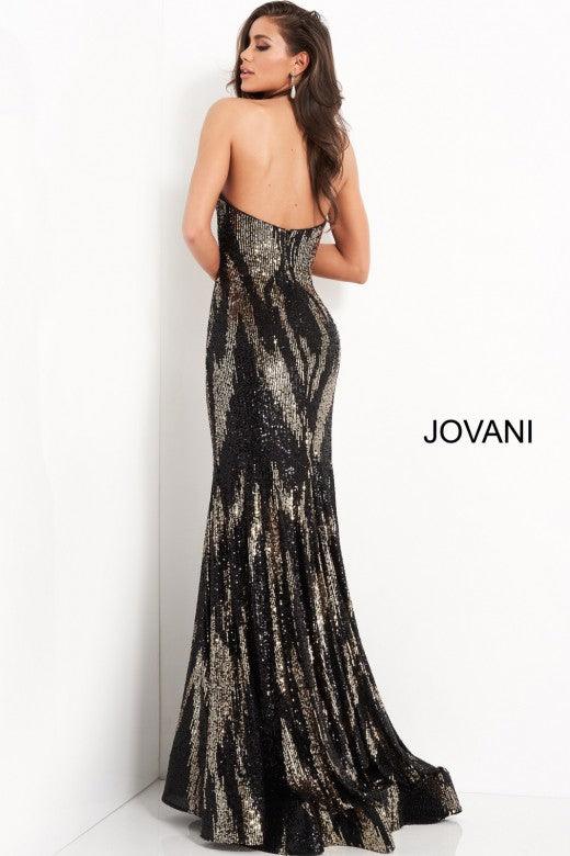 Jovani Prom Long Strapless Formal Dress 04155 - The Dress Outlet