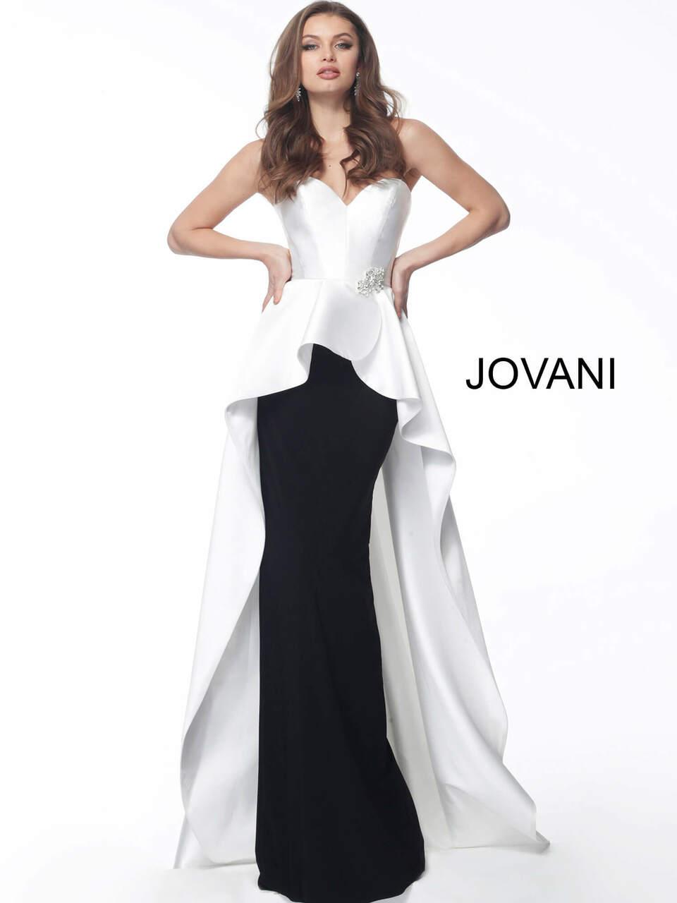 Jovani Prom Long Strapless Formal Dress 67123 - The Dress Outlet