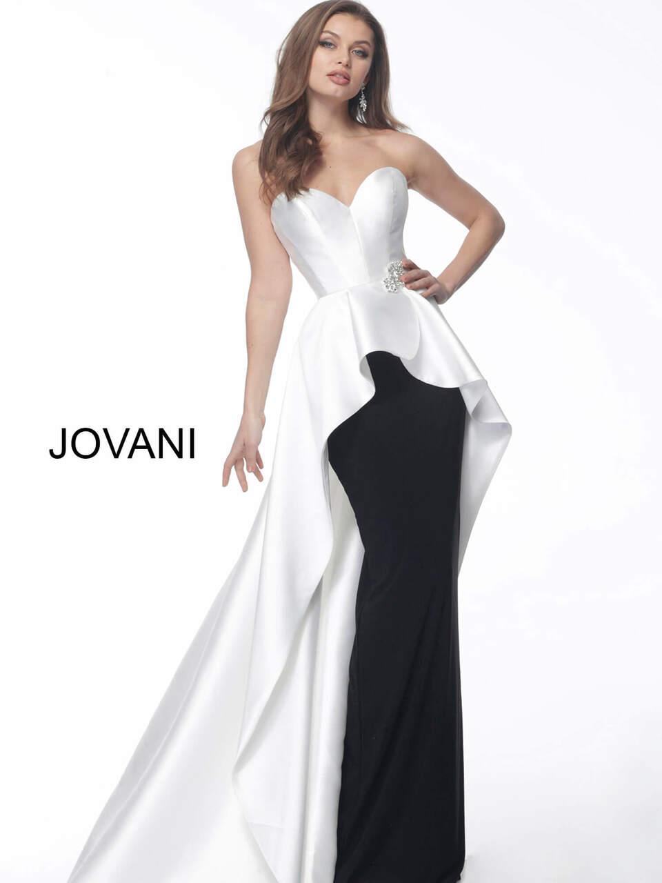 Jovani Prom Long Strapless Formal Dress 67123 - The Dress Outlet
