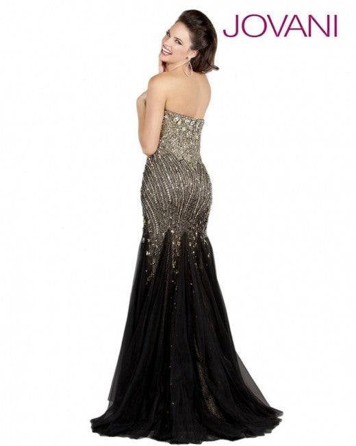 Jovani Prom Long Strapless Formal Dress 6837 - The Dress Outlet