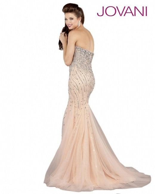 Jovani Prom Long Strapless Formal Dress 6837 - The Dress Outlet
