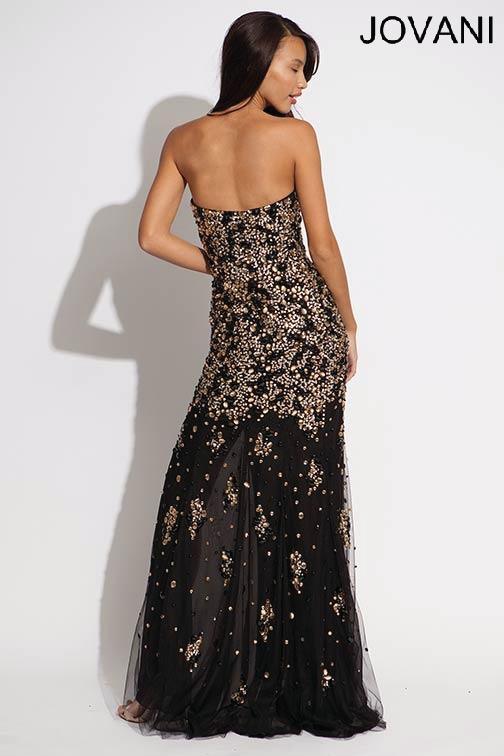Jovani Prom Long Strapless Formal Evening Gown 4247 - The Dress Outlet