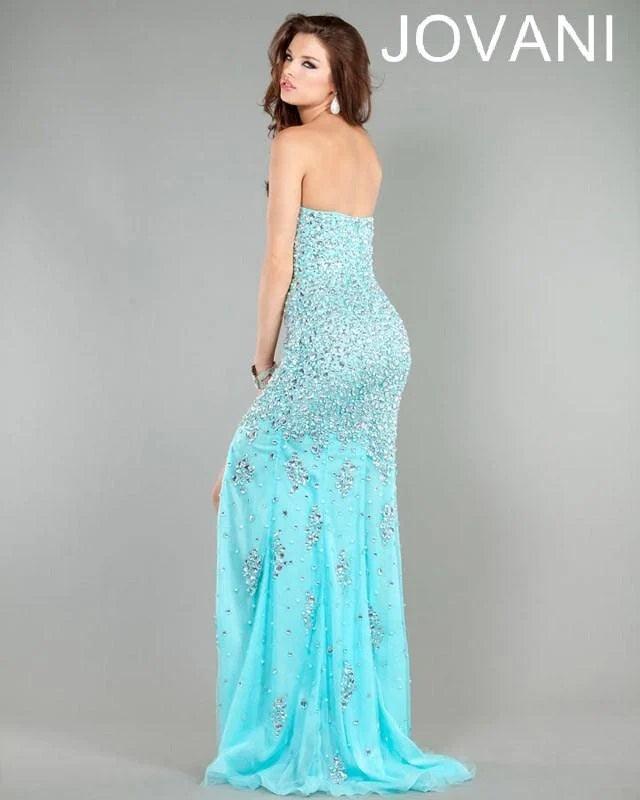 Jovani 4247 Prom Long Strapless Formal Evening Gown