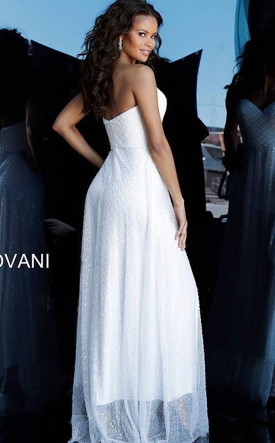 Jovani Prom Long Strapless Fitted Evening Gown 66434 - The Dress Outlet