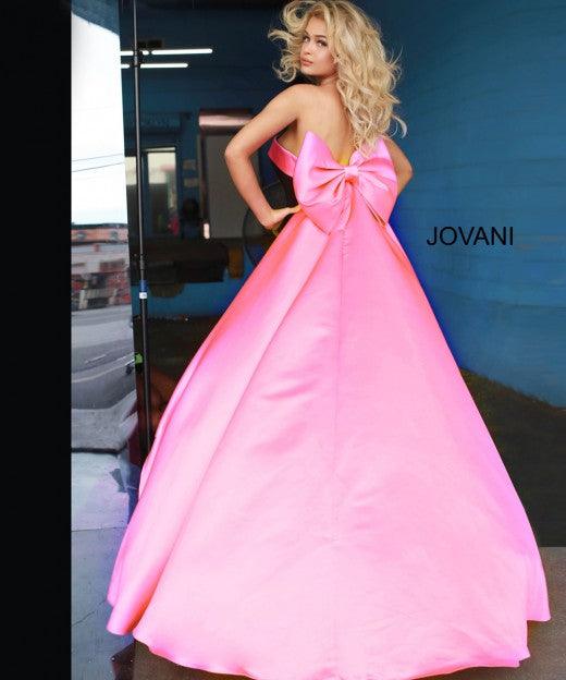 Jovani 8008 Prom Long Strapless Formal Jumpsuit
