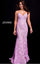 Jovani Prom Long Strapless Fitted Lace Dress 37334 - The Dress Outlet